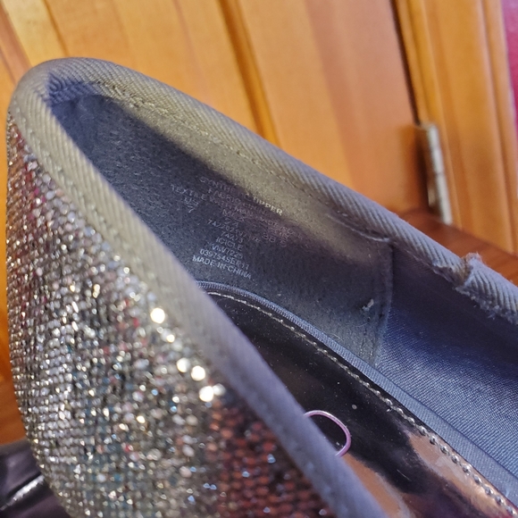 Silver sparkly wedges - Picture 2 of 4